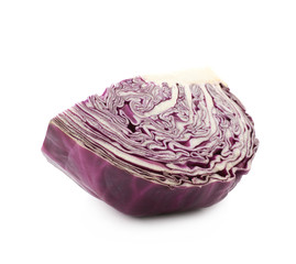 Fototapeta premium Red cabbage isolated