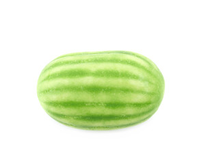 Single watermelon candy isolated