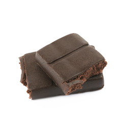Chocolate bar isolated