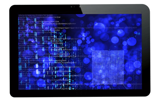 Bin&auml;rcode auf Tablet PC