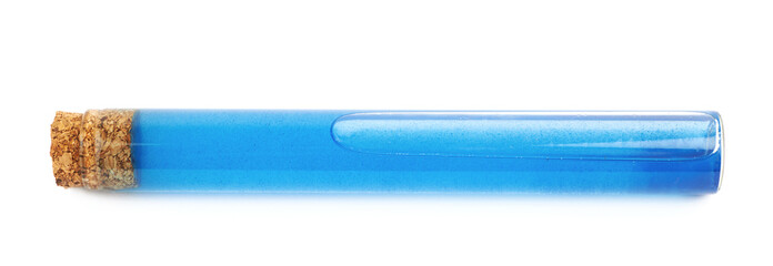 Single glass tube isolated