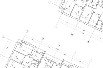 Architectural technical drawing- background