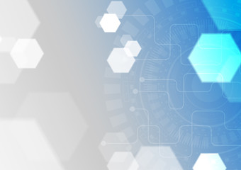 Hexagons and circuit lines