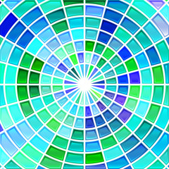 abstract vector stained-glass mosaic background