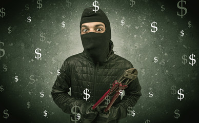 Money hungry thief.