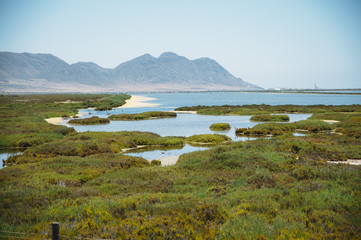 Panoramic coast natural park Cabo de Gata Andalusia