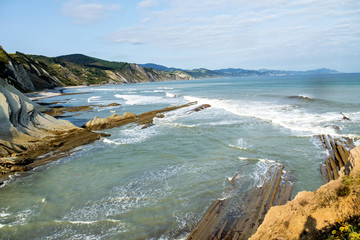 Spanien - Baskenland - Zumaia - Acantilado Flysch - Algorri