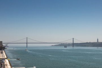25th April Bridge in Lisbon, Portugal