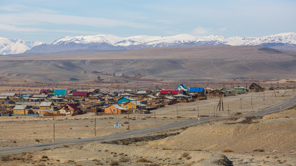 Village of Altai mountains, Russia.