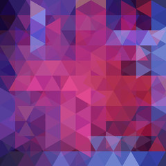 Fototapeta premium Abstract vector background with purple triangles. Geometric vector illustration. Creative design template.