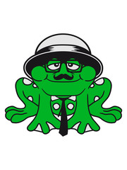 herr sir hut mütze krawatte hornbrille mustache schnurrbart lustig glücklich sitzend frosch klein süß niedlich quak comic cartoon clipart