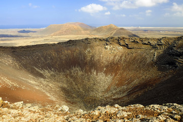 Vulcan Calderon Hondo in Fuerteventura, Spain.