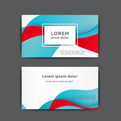 Fototapeta premium Business card template