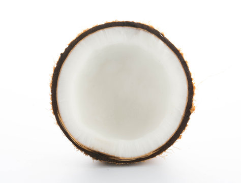 coconuts isolated on the white