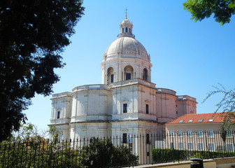 The Church of Santa Engrácia, a 7th-century monument in Lisbon, Portugal