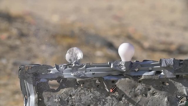 guns target practice slow motion