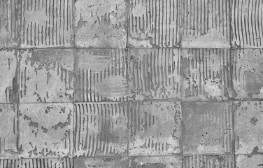 downed tiles on the wall