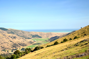 Obraz premium Valley with pastures