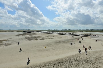 Mont-Saint-Michel, Normandia, Francia