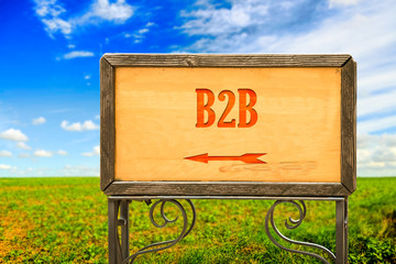 Schild 284 - B2B