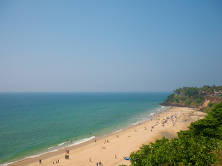 Varkala beach, Kerala, India