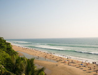 Varkala beach, Kerala, India