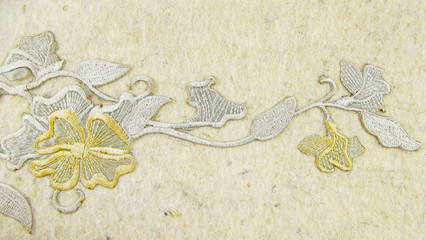 Natural background made of felt.