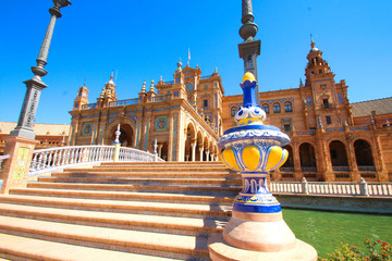 Séville / Andalousie (Espagne) - Plaza de España