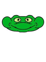 gesicht kopf logo frosch klein süß niedlich quak comic cartoon clipart