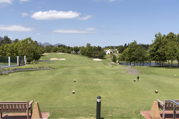 George Western Cape South Africa. December 2017. A landscape view of the famous Fancourt Golf Club...