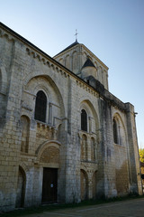 Fototapeta na wymiar Abbaye Saint-Junien à Nouaillé-Maupertuis