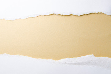Torn paper with blank space for your message