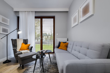 Modern stylish interior design room