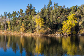 Scenic Lynx Lake Prescott Arizona in Autumn