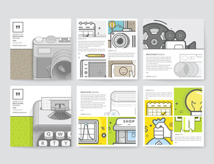 Book Style Design Brochures Layout