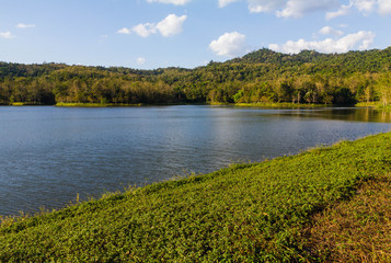 landscape mountain and lake