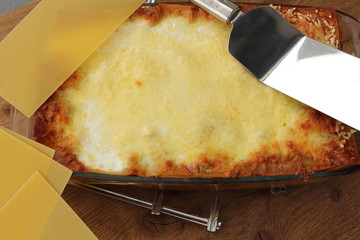 Lasagne in Auflaufform