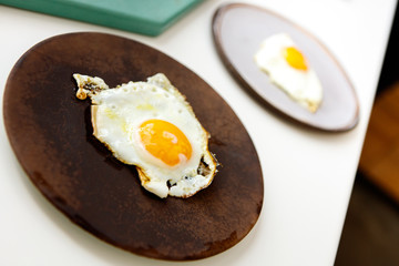 natural free range  fried egg