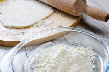Ingredients ready for baking cookies