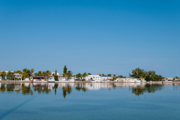 Fototapeta na wymiar Spiegelung in Key West