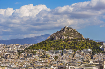 Monte lycabettus and city of athens - 189063013