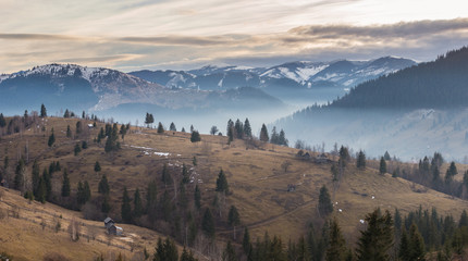 Panoramic view of Bucovina mountains © Cristi