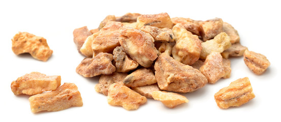 styrax benzoin isolated on the white background