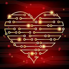 Circuit board heart