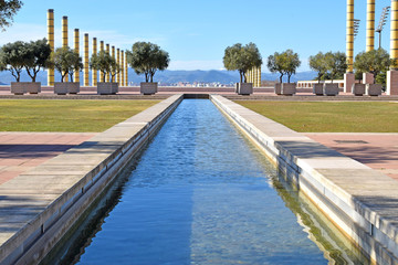 
Estadio olímpico de Montjuic en Barcelona
