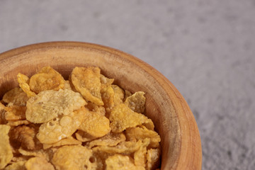corn cereals in bowl
