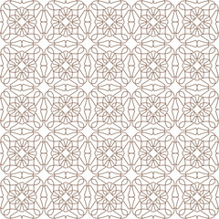 Seamless geometric pattern. Abstract floral vector background. Element of design.