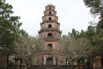  Klosteranlage der Thien Mu Pagode Hue Vietnam