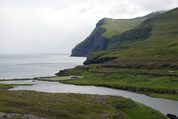Green Fjords on Faroe Islands