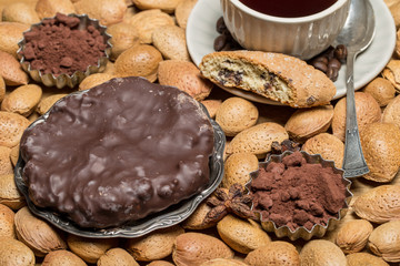 Panforte al Cioccolato - Italienisches süßes Gebäck aus der toskanischen Stadt Siena
